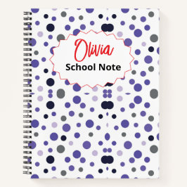 Leuke terug-naar-school benodigdheden voor kindere notitieboek