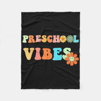 Leuke Terug Naar School Kleuter Vibes Eerste Dag V Fleece Deken