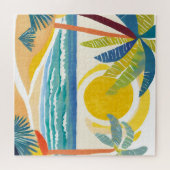 Leuke tijd tropische puzzel legpuzzel (Horizontaal)