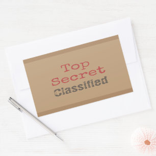 Leuke Top Secret Gift Stickers