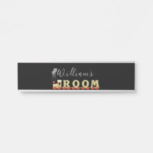 Leuke Trein Kamer Jongen's Wall Hanging Deurbordje