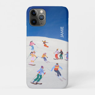 Leuke Trendy Kerst Winter Reizen Feestdagen Ski iPhone 11 Pro Hoesje