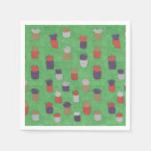 Leuke tropische ananas papier servetten (Voorkant)