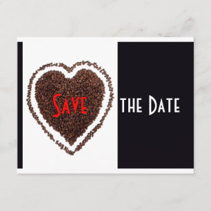 Leuke trouwkaart 'Save the Date' bruid en bruidego Kaart