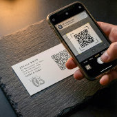 Leuke trouwringen illustratie RSVP QR-code Informatiekaartje