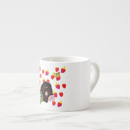 Leuke Tuin Mole Espresso Mok (Voorkant rechts)