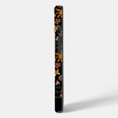 Leuke tuin roze sinaasappel patroonnaam zwart Case-Mate iPhone case (Achterkant / Links)