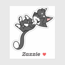 Leuke Tuxedo Cat Laptop Sticker