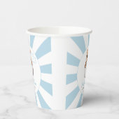 Leuke uil hatching binnenkort baby jongen douche p papieren bekers (Links)