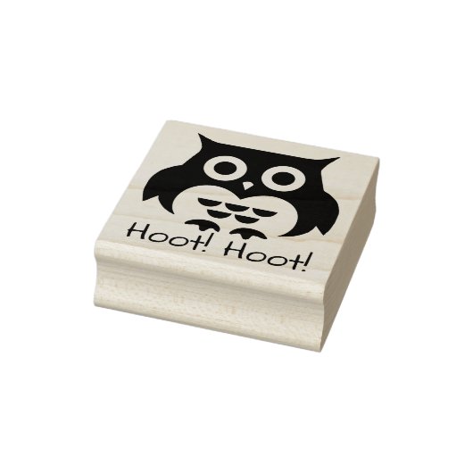 Leuke Uil Hoot! Schiet! Rubberstempel (Stempel)