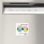 Leuke Uil Save the Date Magnets Magneet (Insitu (Vaatwasser))