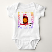 Leuke Uil, Vogel Baby Bodysuit (Voorkant)