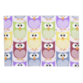 Leuke uilen, Uil Pattern, Baby uilen, Kleurrijke u Kussensloop (Voorkant)