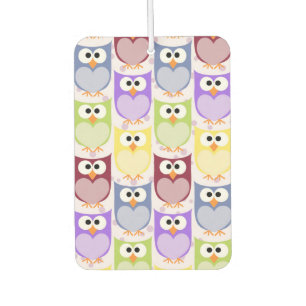 Leuke uilen, Uil Pattern, Baby uilen, Kleurrijke u Luchtverfrisser