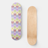 Leuke uilen, Uil Pattern, Baby uilen, Kleurrijke u Skateboard (Voorkant)