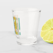 Leuke uitroeptekens geometrische middeleeuwen shot glas (Rechts)