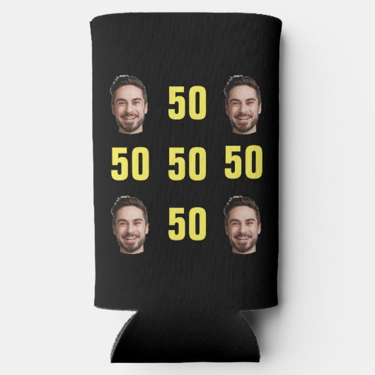 Leuke unieke 50ste verjaardag foto Cool Retro (Achterkant)