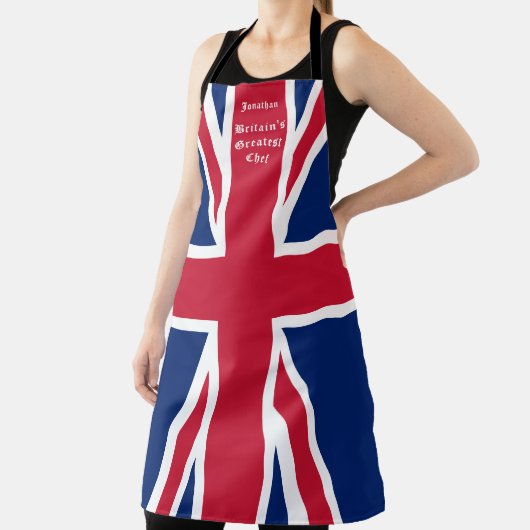 Leuke Union Jack Britain's grootste chef-kok Schort (Insitu)