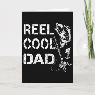 Leuke Vader Visserij Papa Vaderdag Cadeau T-shirt Kaart