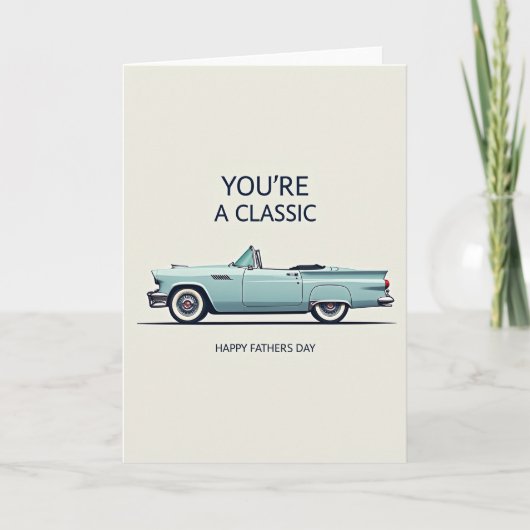 Leuke Vaderdag Auto Ontwerp Kaart (Voorkant)