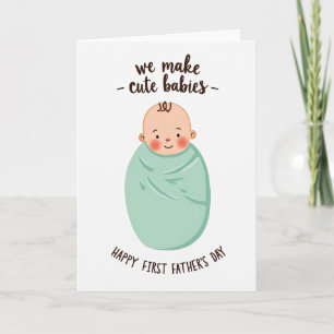 Leuke Vaderdag Babykaart Kaart