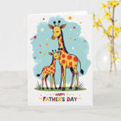 Leuke Vaderdag kaart Spotty (Gele Bloem)