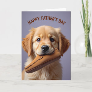 Leuke Vaderdag Puppy Kaart