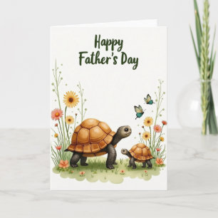 Leuke Vaderdag Schildpad Kaart