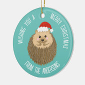 Leuke vakantie egel keramisch ornament (Links)