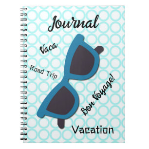 Leuke vakantie Road Trip Zonnebril Art Journal Notitieboek