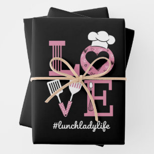 Leuke Valentijnsdag Cadeaus voor Lunchdame Leven Inpakpapier Vel