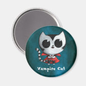 Leuke Vampier Kat Magneet (Voorkant / Achterkant)