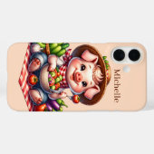 Leuke varkenshouders voegen jouw naam zestien toe Case-Mate iPhone case (Achterkant (horizontaal))