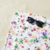 Leuke verf Splatter Relaxatie Strandlaken (In situ)