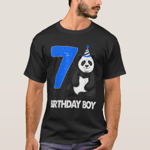 Leuke Verjaardag Jongen 7 Panda's Grappig Beer T - T-shirt