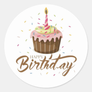 Leuke verjaardag Stickers