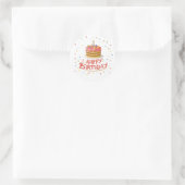 Leuke verjaardag Stickers (Tas)