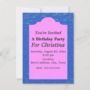 Leuke Verjaardag Zeemeermin Zeepaardje Zeesterren  Kaart