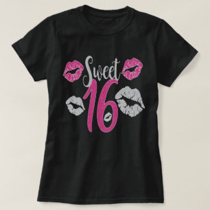 Leuke verjaardag  zoete 16 t-shirt