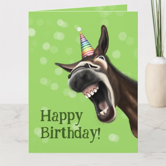 Leuke verjaardagsfeestje, Kaart schreeuwen (Voorkant)