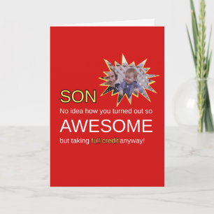 Leuke Verjaardagskaart Voor Een Geweldige Zoon Kaart