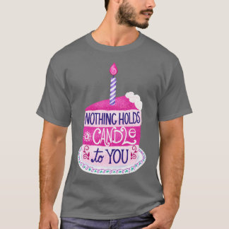 Leuke verjaardagstaart plak t-shirt