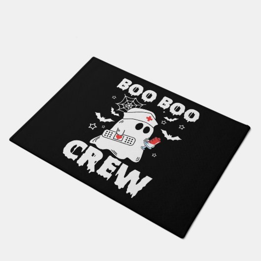 Leuke Verpleegkundige Boo Boo Crew Halloween Verpl Deurmat (Schuin)