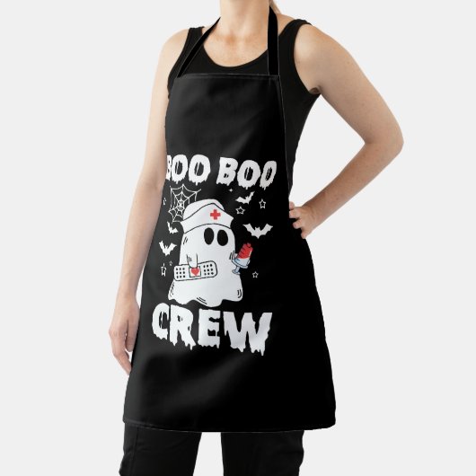 Leuke Verpleegkundige Boo Boo Crew Halloween Verpl Schort (Insitu)