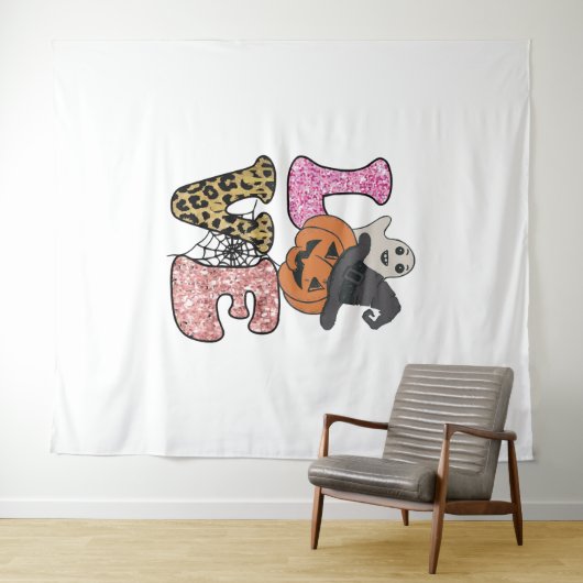 Leuke Verpleegster Ghost Halloween Wandkleed (In Situ (horizontaal))