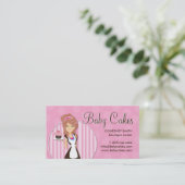 Leuke Visitekaartjes Cupcake (Staand voorkant)