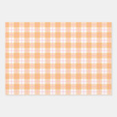 Leuke Vleermuizen, Plaid en Bloemen Pastel Hallowe Inpakpapier Vel (Voorkant 2)