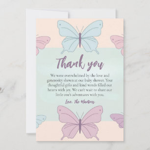  leuke vlinder baby shower dank je kaarten