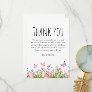  leuke vlinder baby shower dank je kaarten