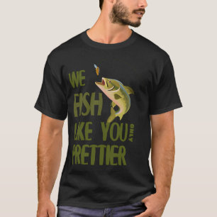 Leuke vormgeving voor vissers t-shirt